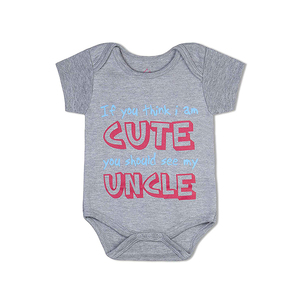 High Quality Custom Logo100% Cotton Baby Romper - Product Image 1