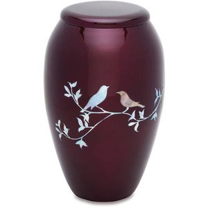 New Tranquil Butterfly Adult Cremation Urn Memorial Urn Container Jar Pot Picture Cremation Urns American/European Style - Product Image 4