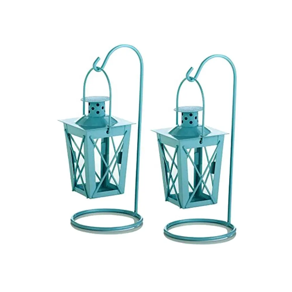 Decorative Lantern with Stand rope light lantern Christmas decoration candle holder lanterns and candle jars