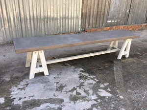 ม้านั่งคอนกรีตไฟเบอร์น้ำหนักเบาเป็นมิตรกับสิ่งแวดล้อมม้านั่งในสวนคอนกรีตเฟอร์นิเจอร์กลางแจ้ง - Product Image 2