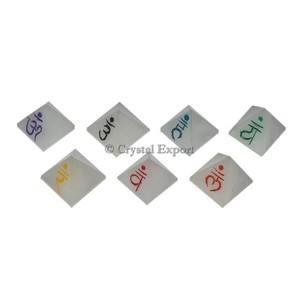 Juego de piedras de ágata talladas de forma redonda de 7 Chakras al por mayor para Feng Shui y amor por los recuerdos - Product Image 4