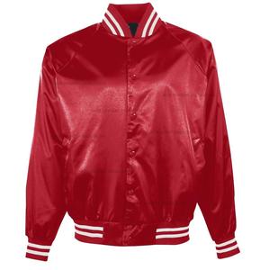 En gros Personnalisé Satin Letterman Vestes Bomber - Product Image 5