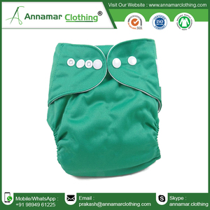 Pañal de tela ajustado de algodón suave certificado CPSC - Product Image 5