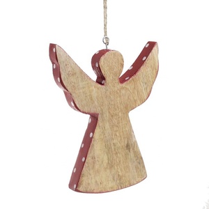 Adornos colgantes de Navidad de alta calidad, 4 pulgadas en forma de ángulo, Material de alta calidad, decoraciones navideñas amigables con la naturaleza - Product Image 1
