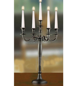 Black Tall Wedding Decorative Candelabra <b>Candle</b> <b>Stand</b> for Home Party Decor - Product Image 5