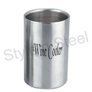 Cubos de vino y champán de acero inoxidable, cuenco para ensalada, juegos de vajilla, Enfriador de hielo de Metal con aislamiento directo de fábrica - Product Image 1