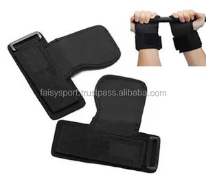 ยกน้ำหนักยางแผ่นยิมสายรัดข้อมือ Neoprene สนับสนุนห่อจับ