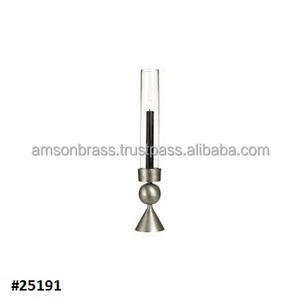 Ensemble de haute qualité de 3 bougeoirs décoratifs de Noël et de la maison en argent - Product Image 4