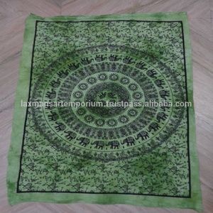 Tapices Decorativos de Pared de Algodón Tejido con Estampado de Colores Sólidos, Lavables, Diseño 2025, para Decoración de Habitaciones, Venta al Por Mayor desde India - Product Image 3