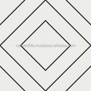 Azulejos de Cemento Encaustic CTS 132.1 - Azulejos Decorativos de Alta Calidad para Interiores, Diseño Moderno para Uso en Villas, Antideslizantes, Hechos en Vietnam - Product Image 3