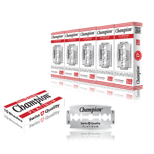 CHAMPION PLATINUM DURABLADE T10 B200 pour Lames de rasoir jetables de qualité à double tranchant Pack de piliers en acier inoxydable importé - Product Image 5