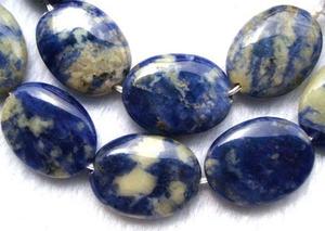 ลูกปัด Sodalite สร้อยคอคริสตัลควอตซ์ทรงรีสำหรับทำเครื่องประดับสร้อยคอผู้หญิงขายส่ง - Product Image 2