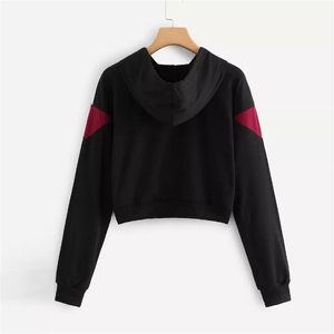 <b>Men</b> Casual Wear Long Sleeve Pullover <b>Crop</b> <b>Top</b> Hooded Solid Washed Fleece Fabric Custom Logo for Wholesale by Viky Industries - Product Image 3