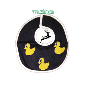Bavoirs en coton pour bébé, éponge blanche uni, design oem, bon marché, vente en gros, logo imprimé personnalisé, 2020 - Product Image 1