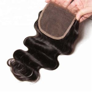 Invisible <b>Lace</b> Closure Natural Indian Virgin Remy 100% Human Hair - Product Image 3