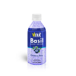 Jugo de fruta de Vietnam 350ml bebida de semilla de albahaca embotellada para mascotas con sabor a kiwi al por mayor VINUT - Product Image 2