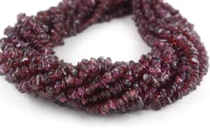Natural <b>Red</b> Rhodolite Garnet Chips Gemstone <b>Beads</b> Uncut <b>Beads</b> for DIY Bracelet Necklace Jewelry Making - Product Image 2