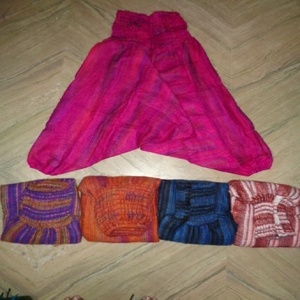 Nouveau pyjama/pantalon sarouel pour femmes imprimé à rayures en laine acrylique pour l'hiver Fournisseur en gros de l'Inde - Product Image 2