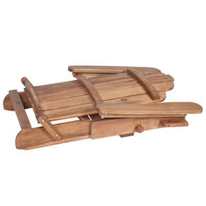 DT FURNITURE FSC Mobilier d'extérieur en bois Chaise adirondack pliante pour patio - Product Image 2