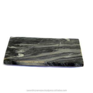Black and Grey Marble <b>Soap</b> <b>Holder</b> Dish Square Shaped Flat <b>Soap</b> Tray for Bathroom Indian Handmade Handicraft - Product Image 1