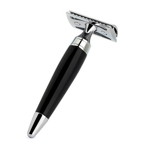 Maquinilla de afeitar desechable de doble filo PRESTIGE con hoja afilada clásica, acabado pulido/satinado, uso masculino, venta al por mayor - Product Image 3