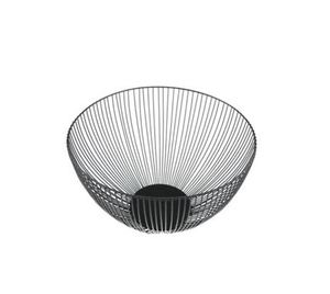 Panier à fruits en métal noir, bol à fruits en métal de diamètre pour les légumes, panier en fil métallique pour la nourriture, - Product Image 1