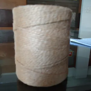 100% Natural Raw Texturized Jute <b>Yarn</b> 48 LBS/1 PLY Eco-Friendly <b>Recycled</b> High Quality Sewing Weaving Knitting - Product Image 1