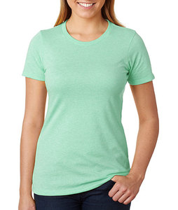 T-shirts décontractés pour femmes de haute qualité en gros hauts à manches courtes en grande taille 100% coton respirant motif solide - Product Image 1