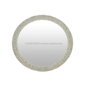 Marco de espejo con incrustaciones de hueso de diseño especial - Product Image 3