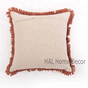 Designer Custom Embroidered Canvas Pillow <b>Covers</b> Wholesale, Handmade Indian <b>Cushion</b> <b>Covers</b> Decorative - Product Image 5