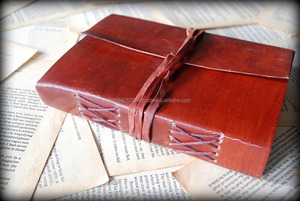 2023 Venta caliente cubierta de cuero hecha a mano cuadernos Premium al por mayor estilo de tapa dura diario libro - Product Image 4