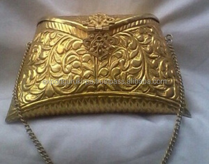 Indian Women's Elegant Boho Designer Clutch Messenger Bag Handmade Beaded Evening Shopping Party Shoulder Lightweight Durable - Product Image 1