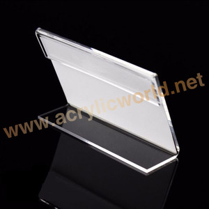 Soporte de acrílico transparente, soporte de menú personalizado A4, expositor de papel Lucite - Product Image 3