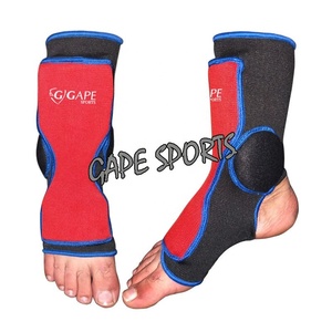 Tobilleras elásticas para artes marciales con logotipo personalizado, tobilleras de entrenamiento de Kickboxing, tobilleras de entrenamiento de Taekwondo Unisex PK GAPE Sports AS-006 - Product Image 1