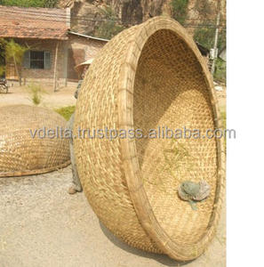 Mini barco tejido/barco coracle de bambú Louis + 84 943 481 858 - Product Image 3