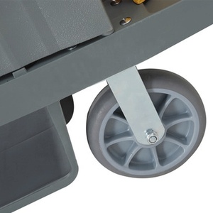 Chariot de nettoyage multifonctionnel de haute qualité, taille standard, roues universelles en caoutchouc, chariot de service de nettoyage pour hôtel, équipement de nettoyage - Product Image 5