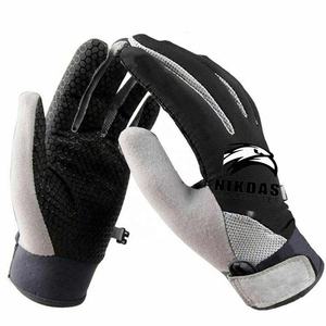 Gants d'équitation en cuir blanc pour femmes et hommes-respirant, lavable et avec écran tactile, gants d'équitation confortables - Product Image 5