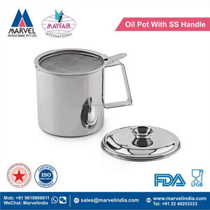Oil Pot With Stainless Steel Handle - Product Image 2