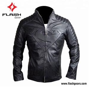 Chaqueta de cuero de moda acolchada de motocicleta para hombres, chaquetas de cuero de motorista para adultos de motocicleta 2020 - Product Image 2
