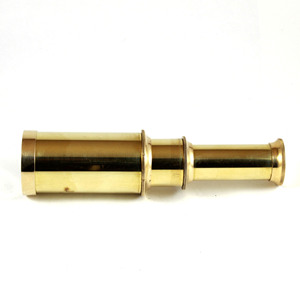 Détective nautique Spyglass Telescope 5 \ "en alliage de laiton avec poignée en cuir noir Boîte en bois Thème Pirate Cadeaux de Pâques de Noël - Product Image 3