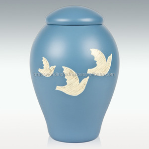 Leaves Bronze <b>Funeral</b> Urn <b>Funeral</b> <b>Supplies</b> by Brassworld India - Product Image 4