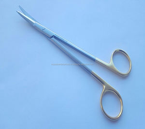 ห้องแพทย์ใช้คุณภาพสแตนเลสเกรดสูง TC Gorney กรรไกรยกกระชับใบหน้าเคล็ดลับแบนโค้ง - Product Image 1