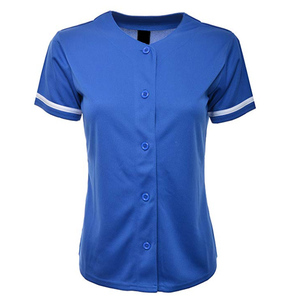 OEM diseño personalizado rayas poliéster ropa deportiva Jersey secado rápido botón camisas béisbol Softball transpirable sublimación pantalones cortos - Product Image 3