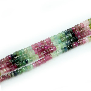 ทัวร์มาลีนลูกปัดหลากสีสำหรับทำเครื่องประดับ - Product Image 3