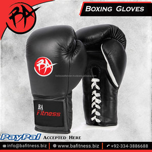 <b>Lace</b> up Boxing <b>Gloves</b> <b>Lace</b> Boxing Kickboxing Muay Thai Training <b>Gloves</b> Sparring Punching Mitts - Product Image 2