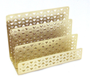 Porte-lettre décoratif en fer métallique, porte-courrier de bureau - Product Image 5