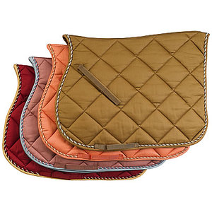 Tapis de selle en polaire polycoton de haute qualité couleurs personnalisables pour le dressage anglais et le saut à cheval - Product Image 5