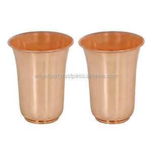 Cuivre Miroir Poli Vin Boisson Verre Pour Bar Décor Métallique De Luxe Fantaisie Bière Boire En Gros Meilleure Qualité Verres À Vin - Product Image 1