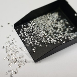 0.7 À 1.2 MM MOINS 2 DEF COULEUR SI PURETÉ HPHT Laboratoire Créé DIAMANTS Poli Lâche Mêlée Blanc Synthétique De Diamant De Coupe Ronde - Product Image 3