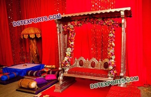 Superb Design Wedding <b>Swing</b> <b>Set</b> with Umbrella Mehndi Stage Decoration With <b>Swing</b> Stage Sankheda <b>Swing</b> <b>Set</b> - Product Image 2